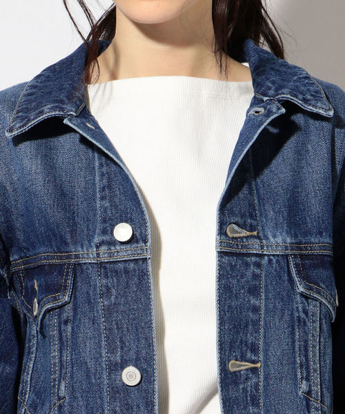 SHIPS（シップス）の「デニムジャケット 19SS（デニムジャケット・レディース・ブラック/ブルー・ONE SIZE）」の15枚目の写真