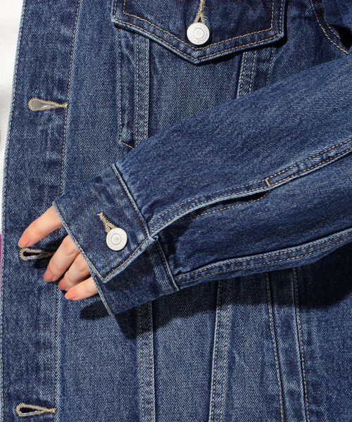 SHIPS（シップス）の「デニムジャケット 19SS（デニムジャケット・レディース・ブラック/ブルー・ONE SIZE）」の14枚目の写真