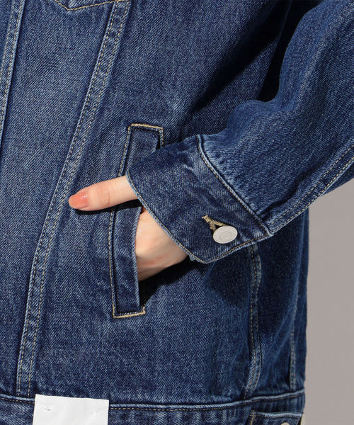 SHIPS（シップス）の「デニムジャケット 19SS（デニムジャケット・レディース・ブラック/ブルー・ONE SIZE）」の13枚目の写真