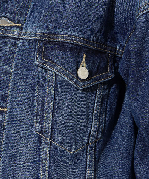 SHIPS（シップス）の「デニムジャケット 19SS（デニムジャケット・レディース・ブラック/ブルー・ONE SIZE）」の11枚目の写真
