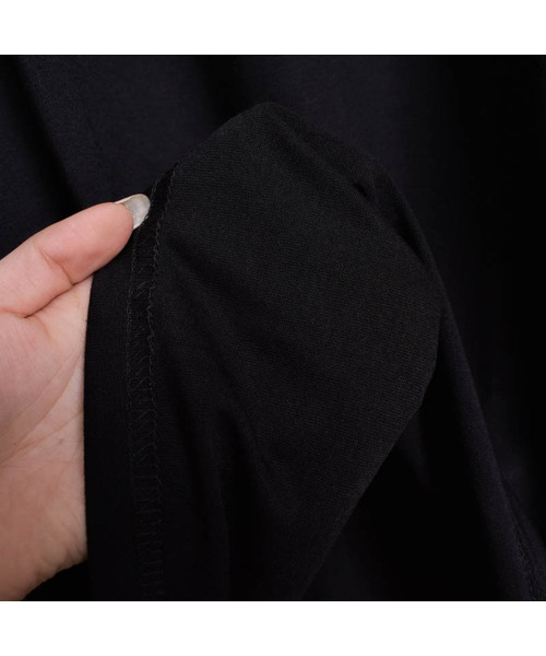 Bling Leads（ブリングリーズ）の「【Bl】TRビッグフェイクレイヤードVネックデザインT（Tシャツ/カットソー・メンズ・ホワイト/ブラック/チャコールグレー/キャメル/スモークピンク/マルチ/ネイビー・MEDIUM/LARGE/X-LARGE）」の21枚目の写真