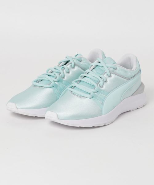 PUMA(プーマ)の「ランニングシューズ PUMA アデラ 368185(スニーカー・レディース・オレンジ/アクア・23cm/23.5cm/24cm/24.5cm/25cm)」の2枚目の写真