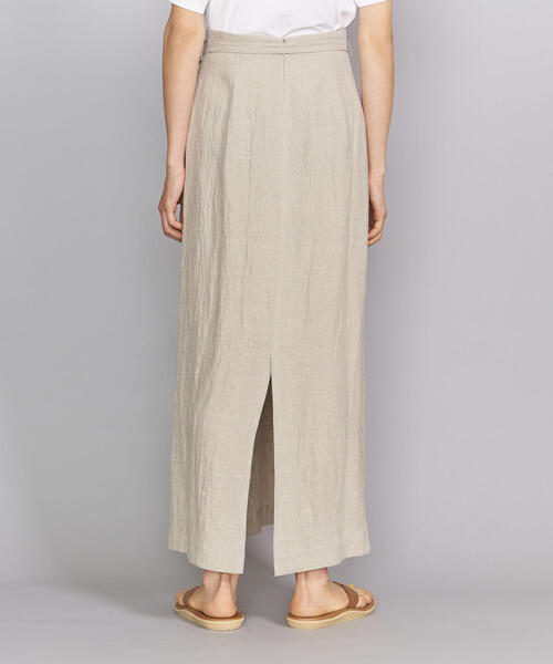 BEAUTY&YOUTH UNITED ARROWS(ビューティーアンドユースユナイテッドアローズ)の「BY∴ サイドリボンタイトマキシスカート◆(スカート・レディース・オレンジ/ナチュラル/イエロー・LARGE/SMALL/MEDIUM)」の21枚目の写真