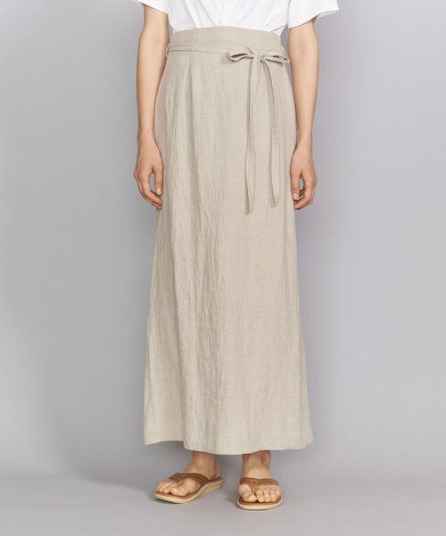 BEAUTY&YOUTH UNITED ARROWS(ビューティーアンドユースユナイテッドアローズ)の「BY∴ サイドリボンタイトマキシスカート◆(スカート・レディース・オレンジ/ナチュラル/イエロー・LARGE/SMALL/MEDIUM)」の10枚目の写真