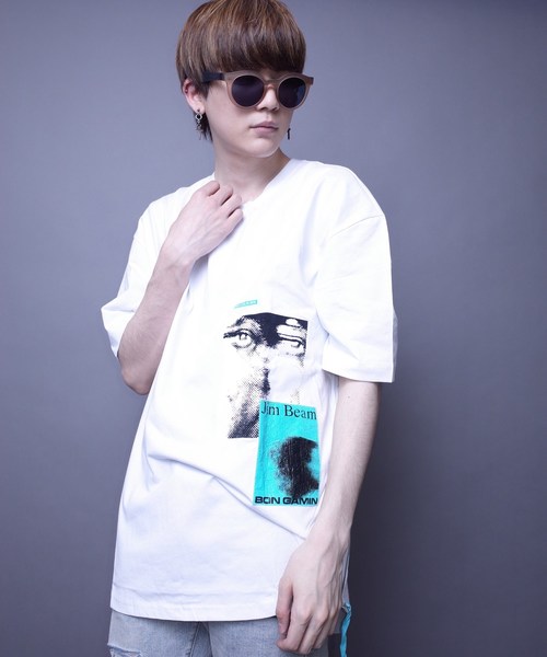 rovtski（ロフトスキー）の「【ビッグシルエット】SID ASST SS T SHIRT/シド オーバーサイズ デザイン Tシャツ 半袖（Tシャツ/カットソー・メンズ・ブラック系その他2/ブラック系その他3/ブラック系その他4/ブラック系その他5/ホワイト系その他5/ブラック系その他/ホワイト系その他/イエロー/ホワイト系その他2/ホワイト系その他3/ホワイト系その他4・FREE）」の2枚目の写真