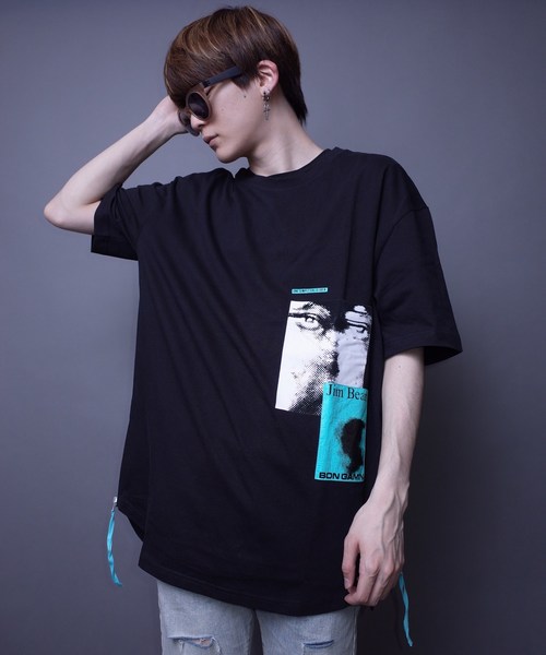 rovtski（ロフトスキー）の「【ビッグシルエット】SID ASST SS T SHIRT/シド オーバーサイズ デザイン Tシャツ 半袖（Tシャツ/カットソー・メンズ・ブラック系その他2/ブラック系その他3/ブラック系その他4/ブラック系その他5/ホワイト系その他5/ブラック系その他/ホワイト系その他/イエロー/ホワイト系その他2/ホワイト系その他3/ホワイト系その他4・FREE）」の6枚目の写真