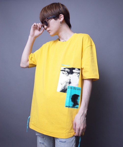 rovtski（ロフトスキー）の「【ビッグシルエット】SID ASST SS T SHIRT/シド オーバーサイズ デザイン Tシャツ 半袖（Tシャツ/カットソー・メンズ・ブラック系その他2/ブラック系その他3/ブラック系その他4/ブラック系その他5/ホワイト系その他5/ブラック系その他/ホワイト系その他/イエロー/ホワイト系その他2/ホワイト系その他3/ホワイト系その他4・FREE）」の11枚目の写真