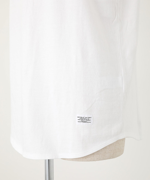 AZUL by moussy（アズールバイマウジー）の「SIMPLE LONG TANKTOP/シンプルロングタンクトップ（タンクトップ・メンズ・ホワイト/ブラック/杢グレー・SMALL/MEDIUM/LARGE）」の16枚目の写真