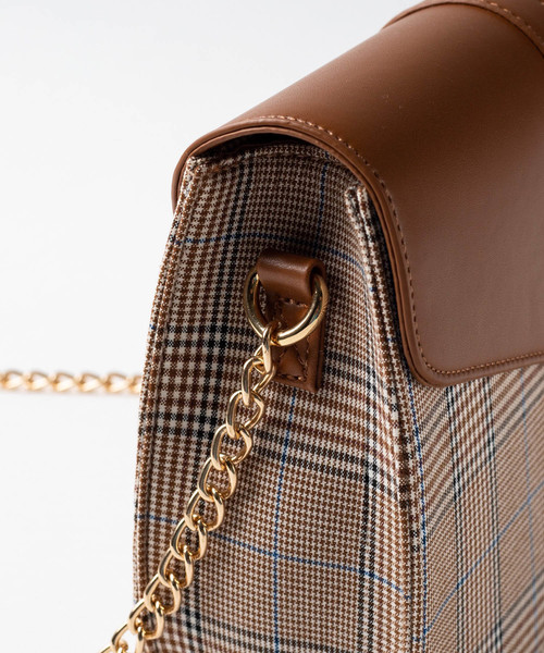 WEGO(ウィゴー)の「WEGO/チェーンショルダーバッグ(ショルダーバッグ・レディース・ブラック/その他1/その他2/ライトブラウン・FREE)」の5枚目の写真