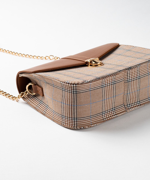 WEGO(ウィゴー)の「WEGO/チェーンショルダーバッグ(ショルダーバッグ・レディース・ブラック/その他1/その他2/ライトブラウン・FREE)」の13枚目の写真