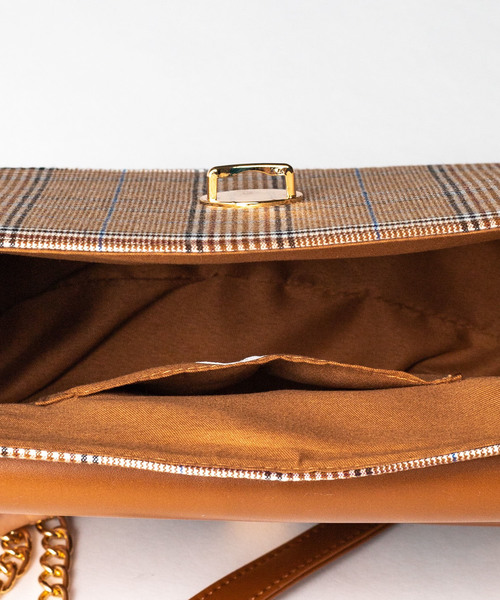 WEGO(ウィゴー)の「WEGO/チェーンショルダーバッグ(ショルダーバッグ・レディース・ブラック/その他1/その他2/ライトブラウン・FREE)」の10枚目の写真