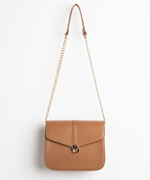 WEGO(ウィゴー)の「WEGO/チェーンショルダーバッグ(ショルダーバッグ・レディース・ブラック/その他1/その他2/ライトブラウン・FREE)」の17枚目の写真