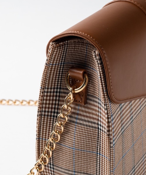 WEGO(ウィゴー)の「WEGO/チェーンショルダーバッグ(ショルダーバッグ・レディース・ブラック/その他1/その他2/ライトブラウン・FREE)」の18枚目の写真