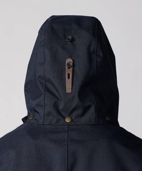 TOMORROWLAND （トゥモローランド）の「Norwegian Rain ポリエステル フーデッドコート DOUBLE BRESTED（トレンチコート・メンズ・ブラック/ネイビー・3/S/M）」の11枚目の写真