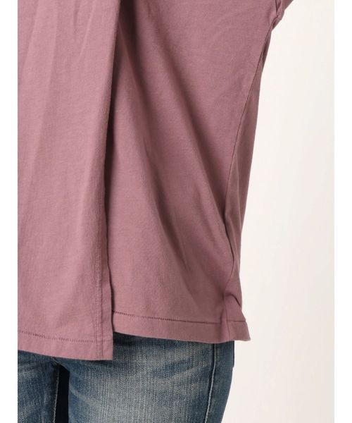 Ungrid(アングリッド)の「ショルダースリットレイヤードロングスリーブTee(Tシャツ/カットソー・レディース・ブラック/パープル/オフホワイト・FREE)」の7枚目の写真