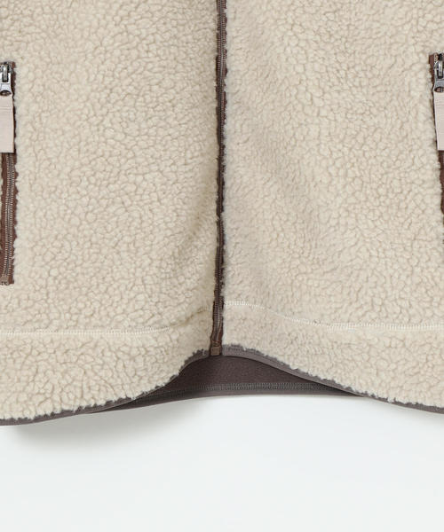 coen（コーエン）の「ボアフリーススタンドジップブルゾン（ブルゾン・メンズ・モカ/ナチュラル/パープル・MEDIUM/LARGE/X-LARGE/SMALL）」の22枚目の写真