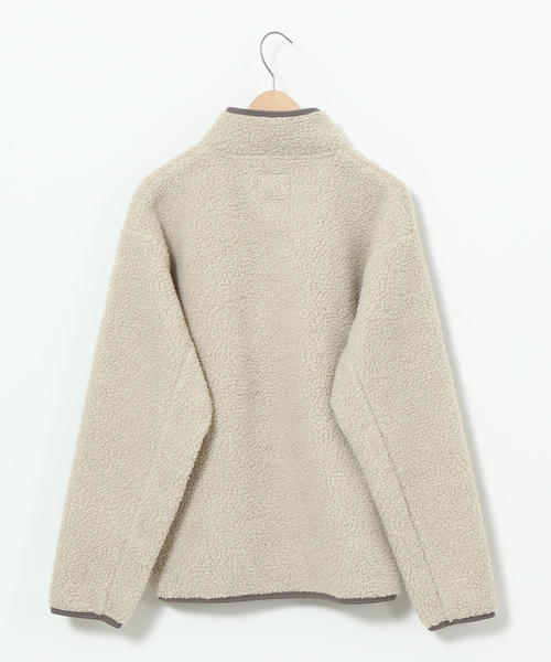 coen（コーエン）の「ボアフリーススタンドジップブルゾン（ブルゾン・メンズ・モカ/ナチュラル/パープル・MEDIUM/LARGE/X-LARGE/SMALL）」の20枚目の写真