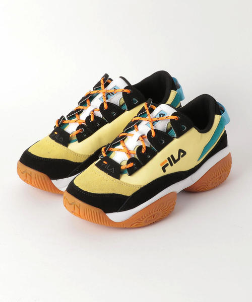FILA（フィラ）の「＜FILA＞ PROVENANCE LOW/スニーカー（スニーカー・メンズ・オフホワイト/イエロー・26cm/27cm/28cm/26.5cm）」の3枚目の写真