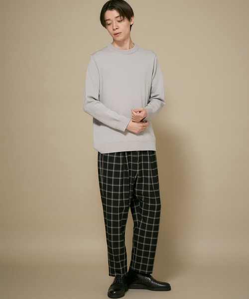 Iroquois(イロコイ)の「【Iroquois】30/2 ツイル 2way チェックパンツ/481205(その他パンツ・メンズ・ブラック/ブラウン・1/2)」の9枚目の写真