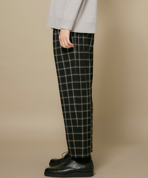 Iroquois(イロコイ)の「【Iroquois】30/2 ツイル 2way チェックパンツ/481205(その他パンツ・メンズ・ブラック/ブラウン・1/2)」の12枚目の写真