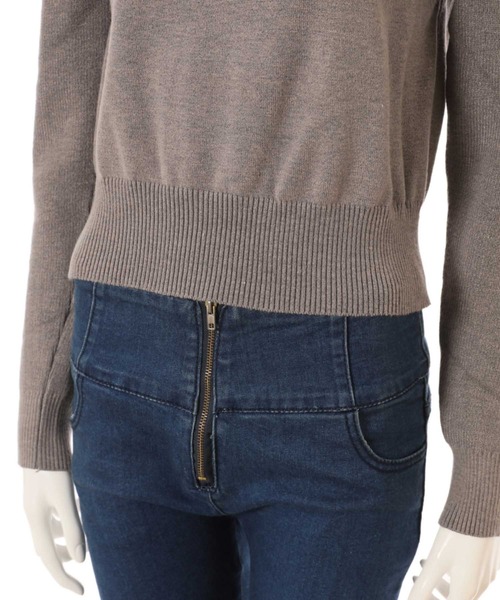 fifth（フィフス）の「ボリュームスリーブハイゲージニット（ニット/セーター・レディース・ホワイト/ブラック/ベージュ/グレー・MEDIUM）」の18枚目の写真