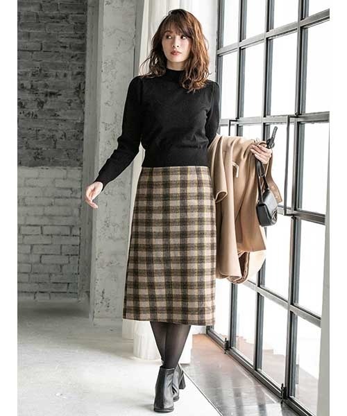 fifth（フィフス）の「ボリュームスリーブハイゲージニット（ニット/セーター・レディース・ホワイト/ブラック/ベージュ/グレー・MEDIUM）」の21枚目の写真