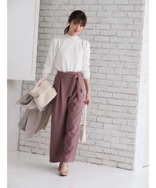 fifth（フィフス）の「ボリュームスリーブハイゲージニット（ニット/セーター・レディース・ホワイト/ブラック/ベージュ/グレー・MEDIUM）」の9枚目の写真