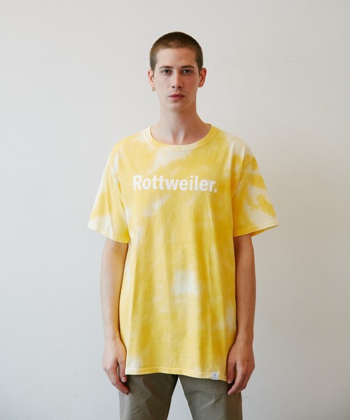 ROTTWEILER(ロットワイラー)の「Dyed R・W Tee(Tシャツ/カットソー)」|イエロー