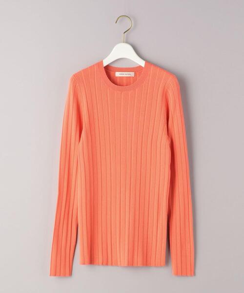 AEWEN MATOPH（イウエン マトフ）の「＜AEWEN MATOPH（イウエン マトフ）＞ リブ クルーネック ニット（ニット/セーター・レディース・オレンジ/イエロー/オフホワイト/ターコイズブルー・FREE）」の15枚目の写真