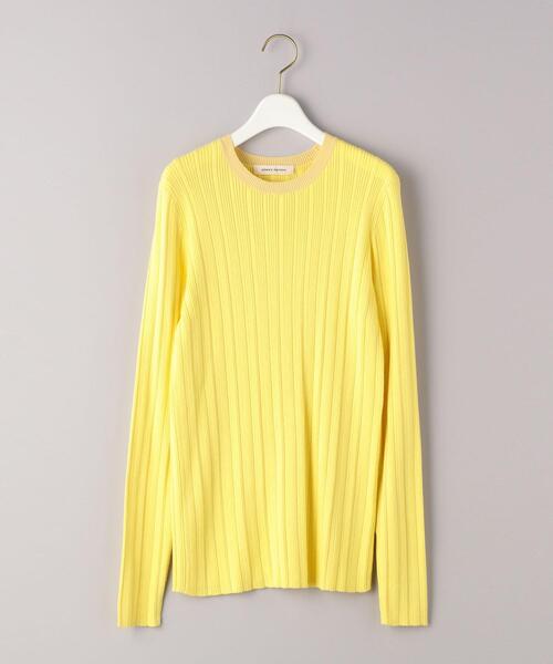 AEWEN MATOPH（イウエン マトフ）の「＜AEWEN MATOPH（イウエン マトフ）＞ リブ クルーネック ニット（ニット/セーター・レディース・オレンジ/イエロー/オフホワイト/ターコイズブルー・FREE）」の13枚目の写真