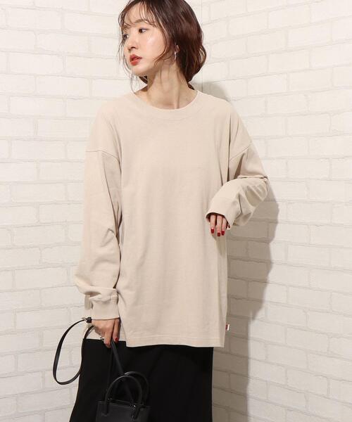 coen（コーエン）の「【WEB限定】【Ryo Kaneyasu】コーエンベアバックプリントTシャツ（ロングスリーブ/ロンT）（Tシャツ/カットソー・レディース・ブラック/ベージュ/ホワイト/カーキ・FREE）」の17枚目の写真