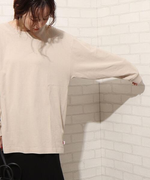 coen（コーエン）の「【WEB限定】【Ryo Kaneyasu】コーエンベアバックプリントTシャツ（ロングスリーブ/ロンT）（Tシャツ/カットソー・レディース・ブラック/ベージュ/ホワイト/カーキ・FREE）」の12枚目の写真