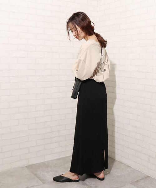 coen（コーエン）の「【WEB限定】【Ryo Kaneyasu】コーエンベアバックプリントTシャツ（ロングスリーブ/ロンT）（Tシャツ/カットソー・レディース・ブラック/ベージュ/ホワイト/カーキ・FREE）」の8枚目の写真