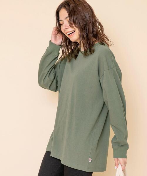 coen（コーエン）の「【WEB限定】【Ryo Kaneyasu】コーエンベアバックプリントTシャツ（ロングスリーブ/ロンT）（Tシャツ/カットソー・レディース・ブラック/ベージュ/ホワイト/カーキ・FREE）」の15枚目の写真