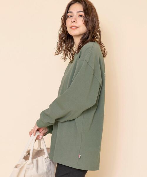 coen（コーエン）の「【WEB限定】【Ryo Kaneyasu】コーエンベアバックプリントTシャツ（ロングスリーブ/ロンT）（Tシャツ/カットソー・レディース・ブラック/ベージュ/ホワイト/カーキ・FREE）」の14枚目の写真