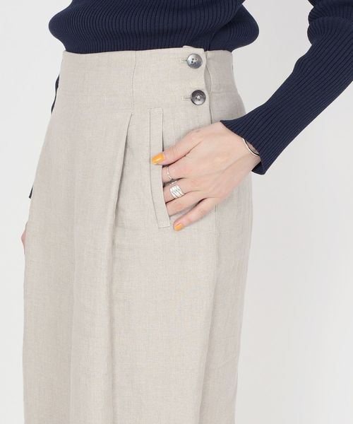 SHIPS（シップス）の「リネンマリンパンツ◇（その他パンツ・レディース・ネイビー/ライトグリーン/ナチュラル・38/36）」の22枚目の写真