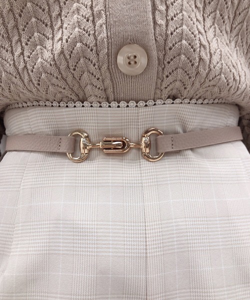 one after another NICE CLAUP(ワンアフターアナザーナイスクラップ)の「ベルト付きフリルショートパンツ(その他パンツ・レディース・ブラック/ミント/ブラウン系その他/ベージュ系その他・FREE)」の10枚目の写真