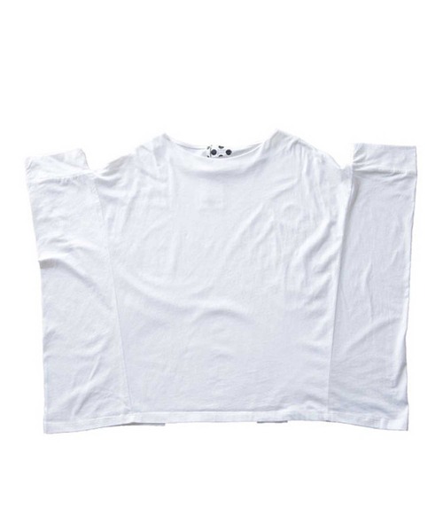 antiqua(アンティカ)の「ボートネックドルマンT(Tシャツ/カットソー・レディース・マスタード/ブラウン系その他2/オートミール/ブラウン系その他/オフホワイト/ブラック/ブラウン系その他3/グリーン系その他/オレンジ/ブルー系その他・FREE)」の22枚目の写真