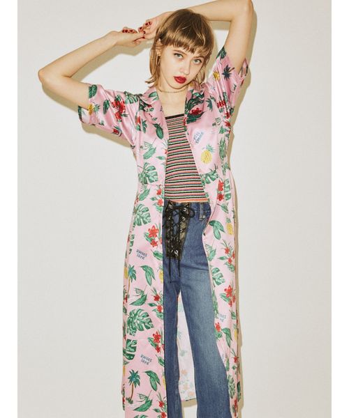 jouetie（ジュエティ）の「ラメボーダーニットキャミソール（キャミソール・レディース・ブラック/レッド/ピンク・MEDIUM）」の5枚目の写真