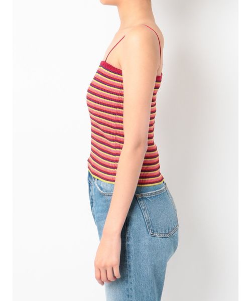 jouetie（ジュエティ）の「ラメボーダーニットキャミソール（キャミソール・レディース・ブラック/レッド/ピンク・MEDIUM）」の21枚目の写真