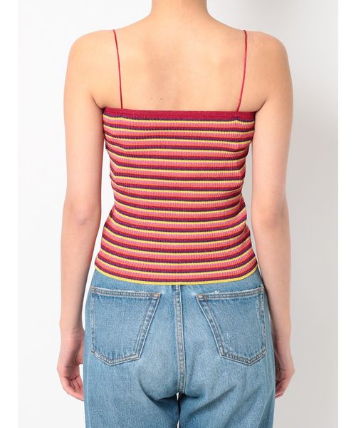 jouetie（ジュエティ）の「ラメボーダーニットキャミソール（キャミソール・レディース・ブラック/レッド/ピンク・MEDIUM）」の22枚目の写真