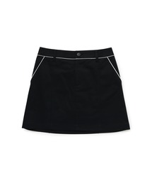 ギャバストレッチ　パネル切替スカート