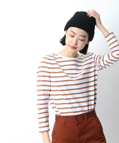 salle de bal(サルデバル)の「ANTI-5 SHORT AZE ビーニー / ニット帽 抗菌/抗ウイルス / 消臭 / 防粉 / 帯電防止(ニットキャップ/ビーニー・レディース・ベージュ/ブラック/パープル/オリーブドラブ/ネイビー/ブラウン/グレー/レッド・FREE)」の20枚目の写真