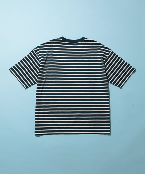 ADAM ET ROPE'（アダムエロペ）の「Vintage Foggy DyeボーダーT（Tシャツ/カットソー・メンズ・グリーン系その他/ネイビー/ブルー系その他4・M/L）」の4枚目の写真