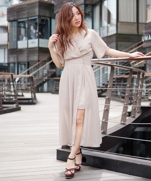 LIPSERVICE（リップサービス）の「フロントスリットレイヤード  