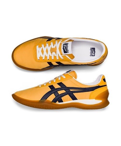 【未使用級】オニツカタイガー スニーカー OHBORI EX 25cm イエロー Onitsuka Tiger OHBORI EX Sneaker Shoes 1183A806 Yellow