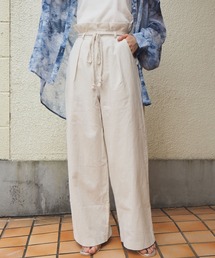 tiptop | 2020SS　綿麻ロープベルト付きパンツ(その他パンツ)