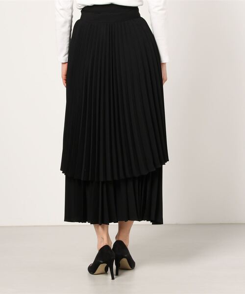 CLANE（クラネ）の「3WAY LAYER PLEAT SKIRT（スカート）」 - WEAR