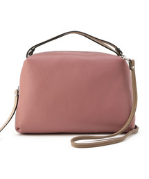 GIANNI CHIARINI | GIANNI CHIARINI / "ALIFA M" ショルダーストラップ付きバイカラーハンドバッグ(ハンドバッグ)