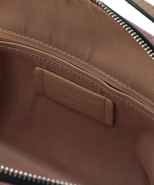 GIANNI CHIARINI（ジャンニ キアリーニ）の「GIANNI CHIARINI / "ALIFA M" ショルダーストラップ付きバイカラーハンドバッグ（ハンドバッグ・レディース・ピンク・FREE）」の7枚目の写真